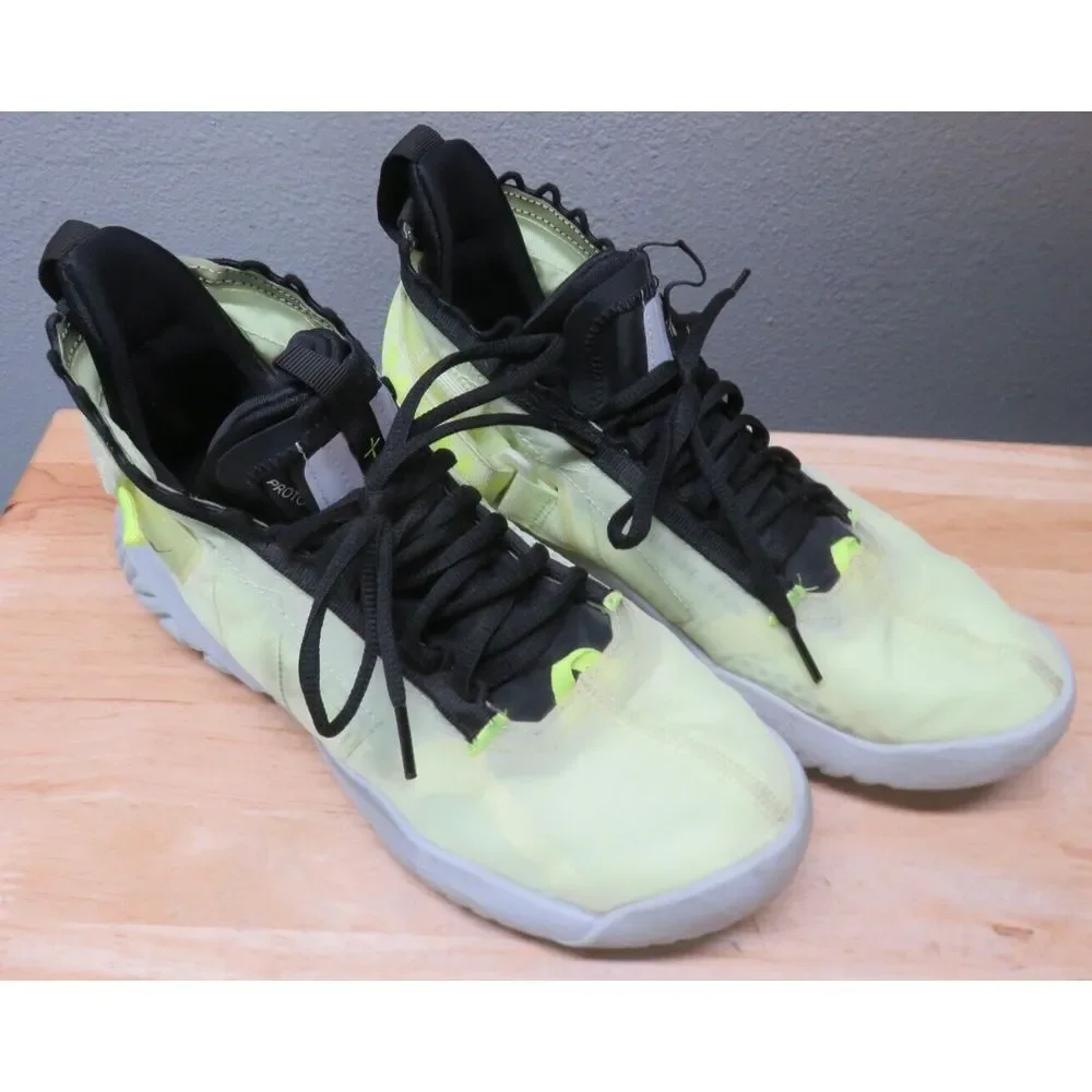 Jordan Proto React Barley Volt BV1654-700 Mens Size 8.5 Athletic Basketball Shoe